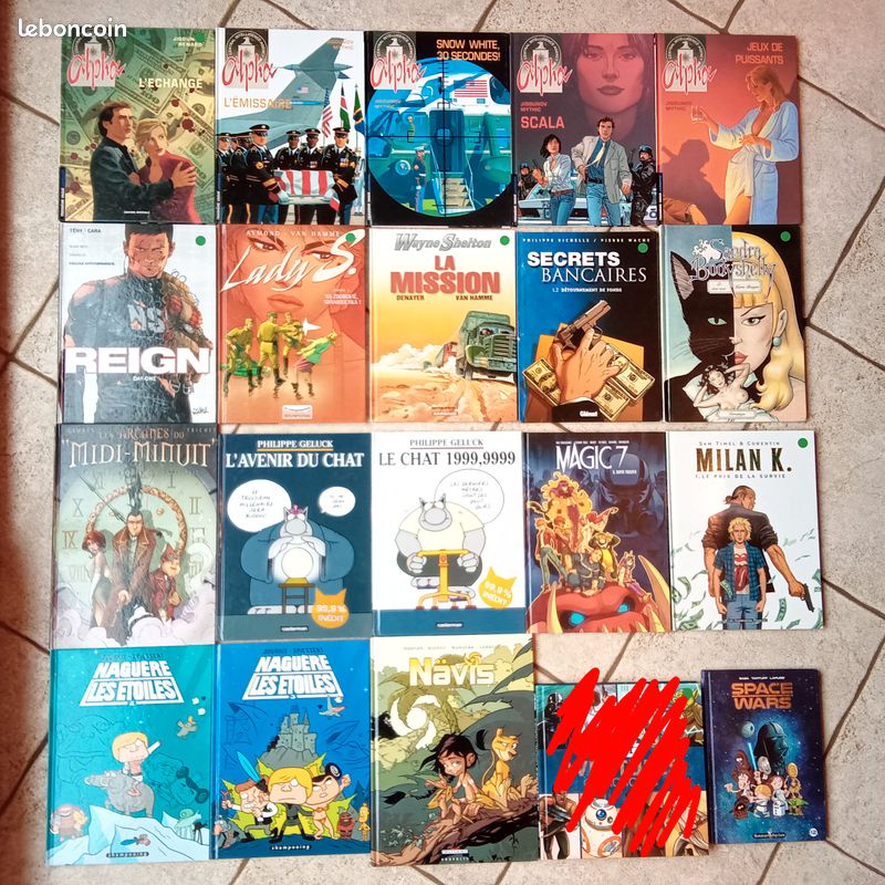 Bds(3) Fantasy-SF-Fantastic-Jeunesse-policier... 1,5 eu piece / 5 eu les 4 (image 2)