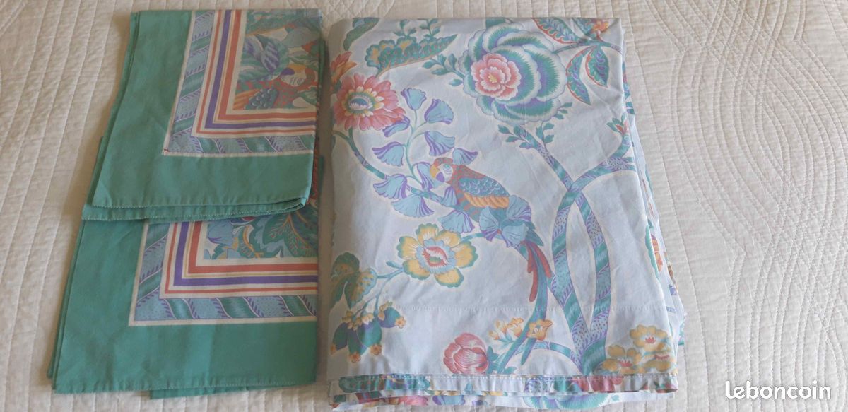Olivier Desforges : Drap Coton (pour lit 2 places) + 2 Taies Taille XL (image 8)