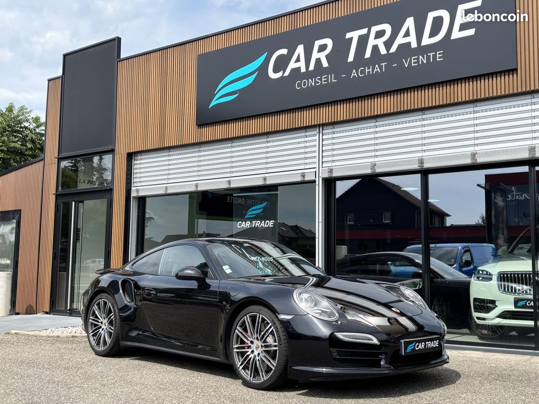 PORSCHE 911 3.8i - 520CH - 991 COUPE Turbo - TOIT OUVRANT - SIEGES ELECTRIQUE - PACK CHRONO (image 1)