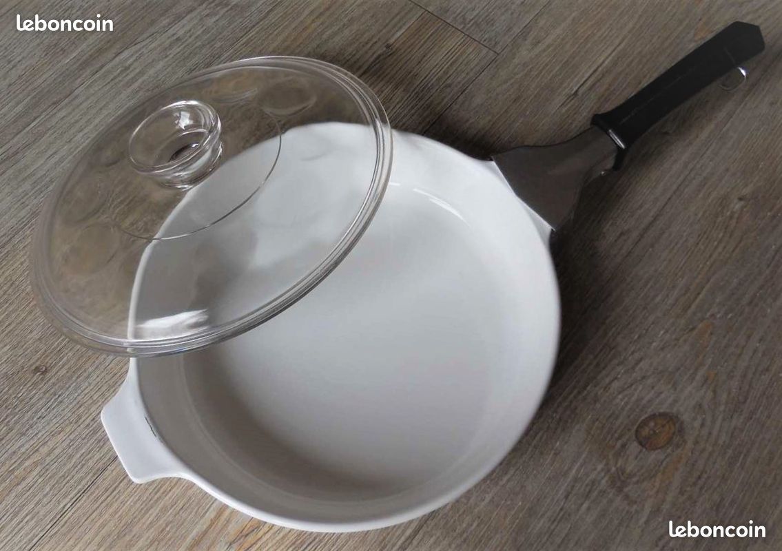 Vintage Plat / sauteuse Pyroflam avec couvercle (image 7)
