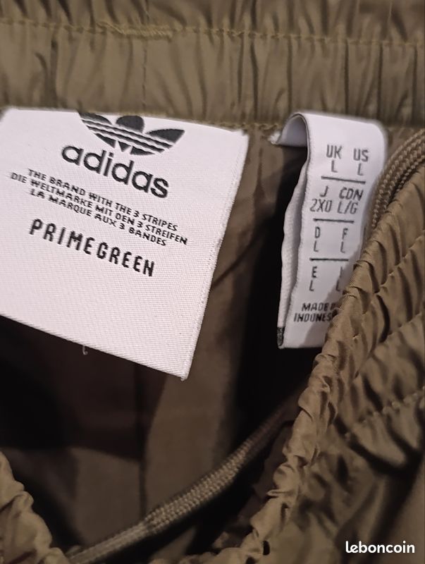 Pantalon matelassé Adidas Originals kaki (image 3)