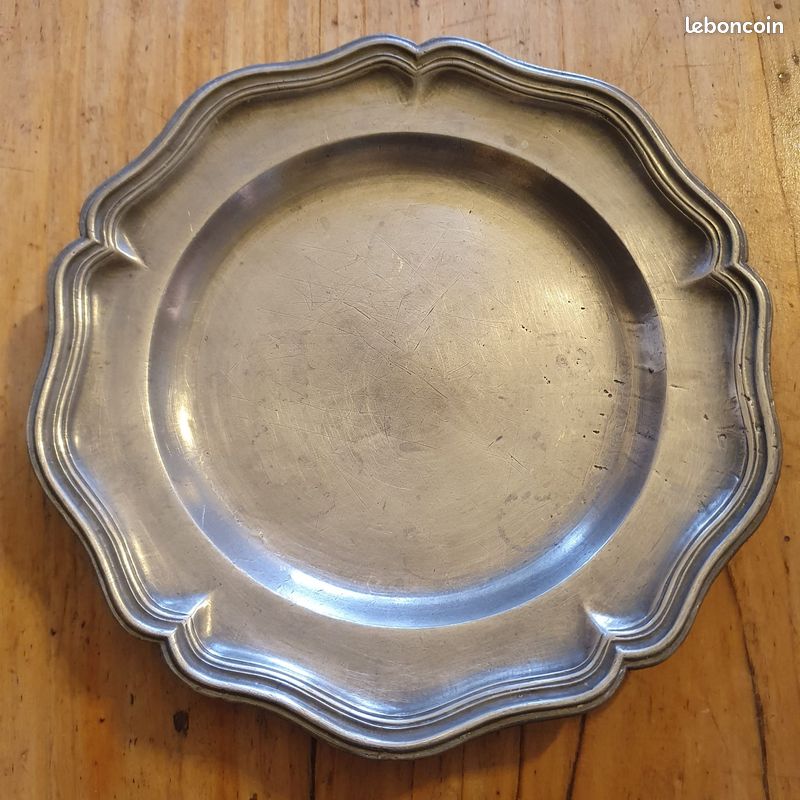 Plat/plateau En Argent étranger Poinçonné – Poids 260g – Occasion