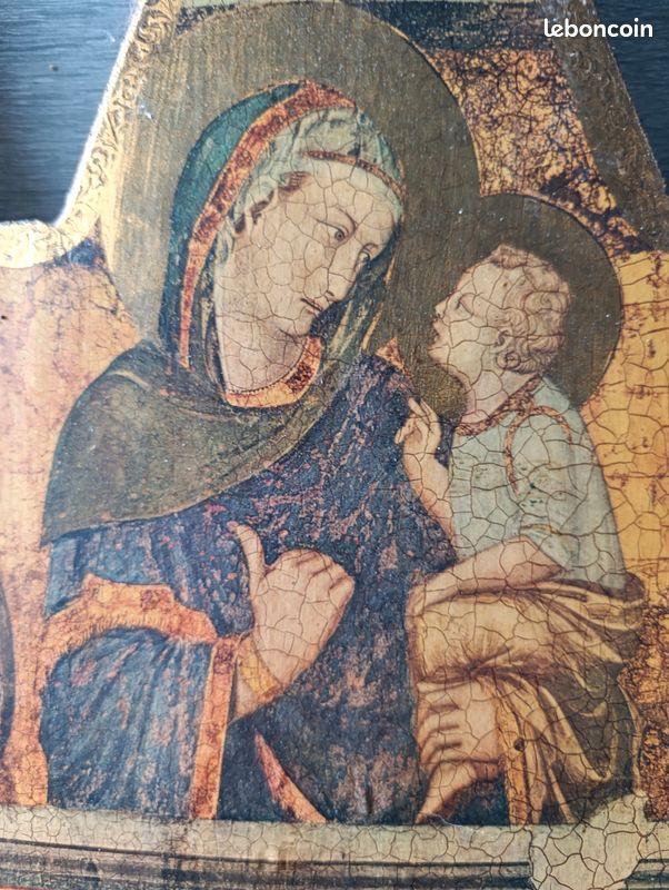 Triptyque religieux période gothique italienne (image 4)