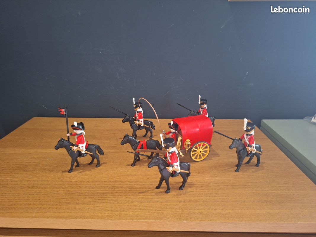 Playmobil soldat custom Napoléon empire colonial armée cavalerie