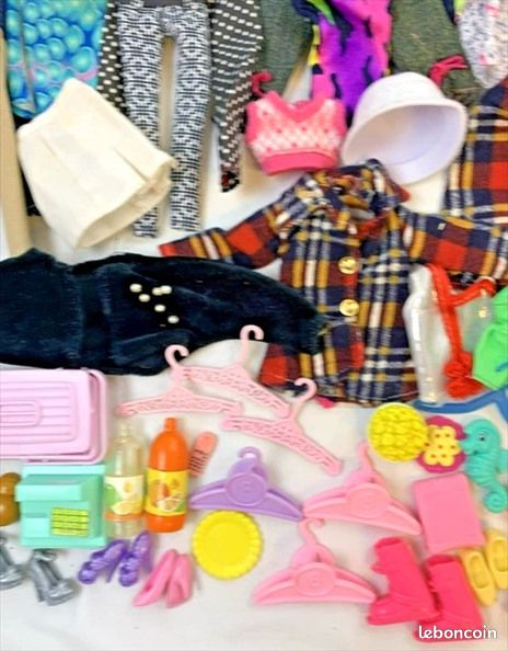 Barbie Clone Poupées Mannequins Lot Vêtements Accessoires Collection Vintage Années 80 90 (image 12)