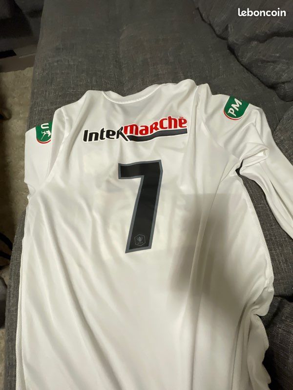 Maillot De Football Adidas Coupe De France N°7 - Domicile, Homme, Manches Longues - Taille XL