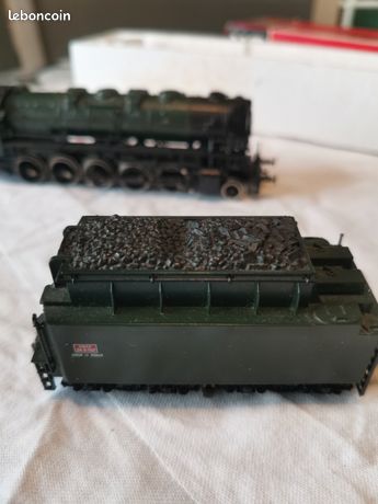 Vend Locomotive vapeur 150x du dépôt audun le Roman en ho jouef - Modélisme