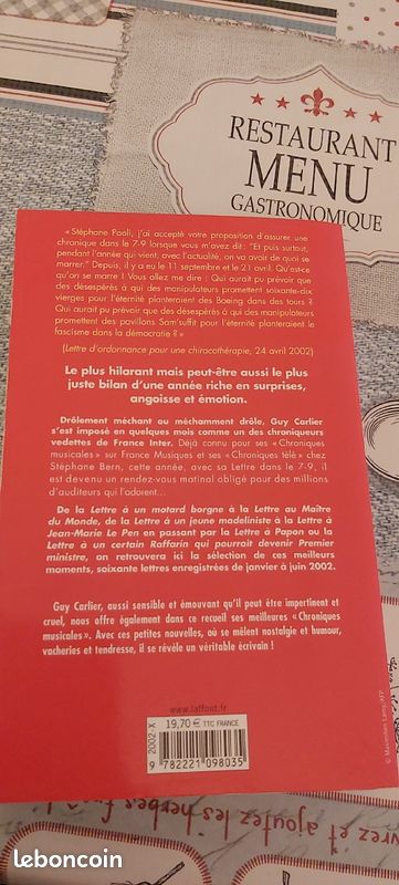 Livre de guy carlier j'vous ai apporte mes radios yanou95 (image 2)