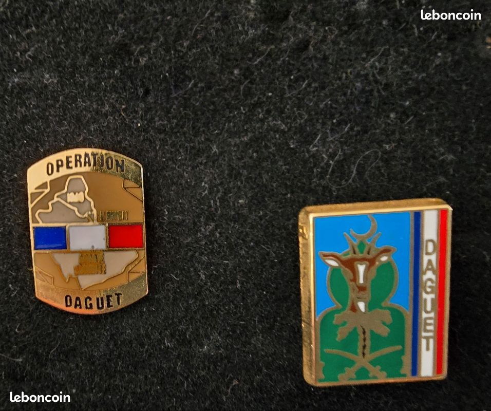 Pin's Armée Française - Opération Daguet Guerre Du Golfe (1991) - Émail - Collection Militaire