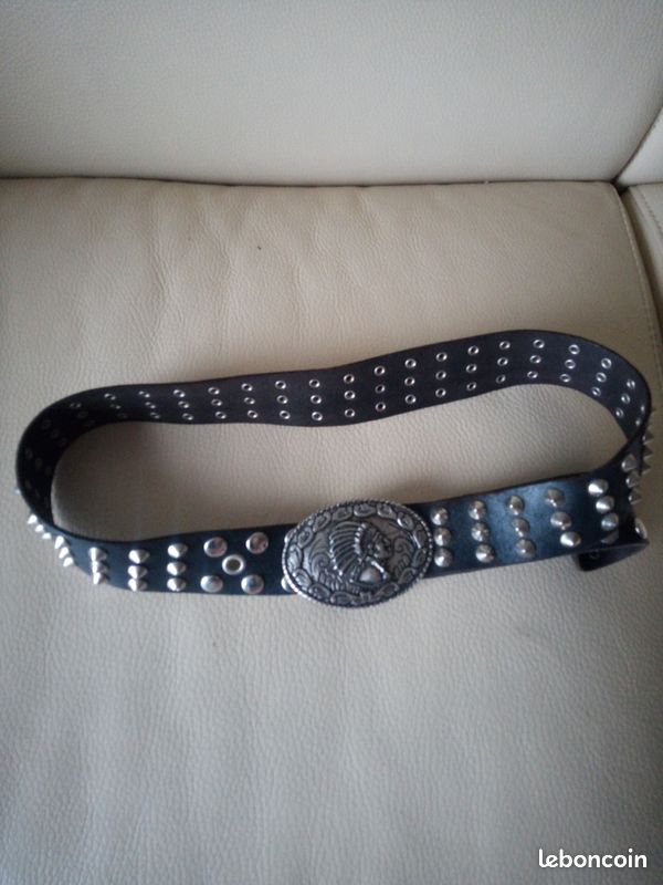 Ceinture de 80 cm pour homme clouté Accessoires Bagagerie