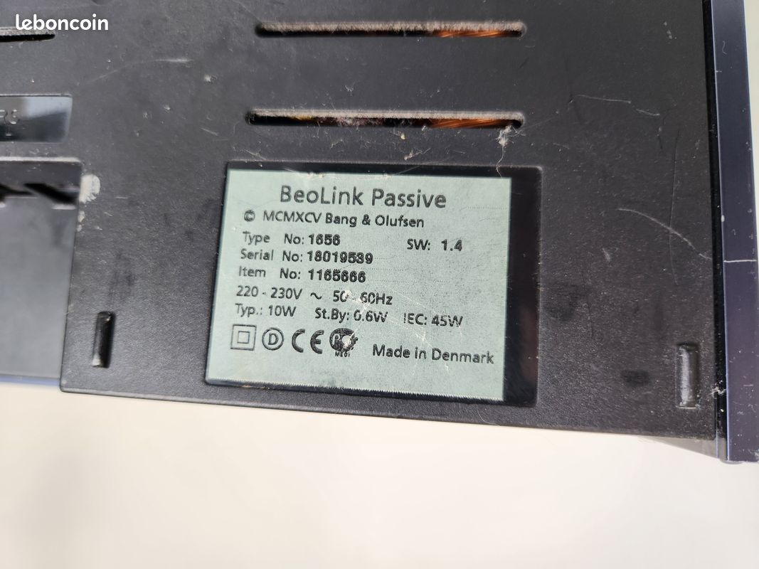 BANG & OLUFSEN B&o Beolink Active Converter Type 1636 Bon État Du
