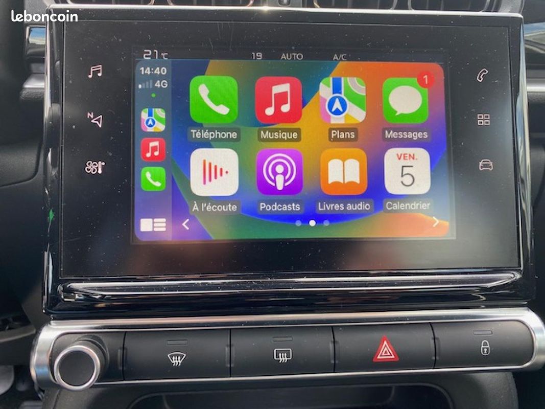 CITROEN C3 ENTREPRISE 1.2i 12V - 82 - FEEL + CARPLAY/ANDROID AUTO + GPS + CAMERA (image 10)