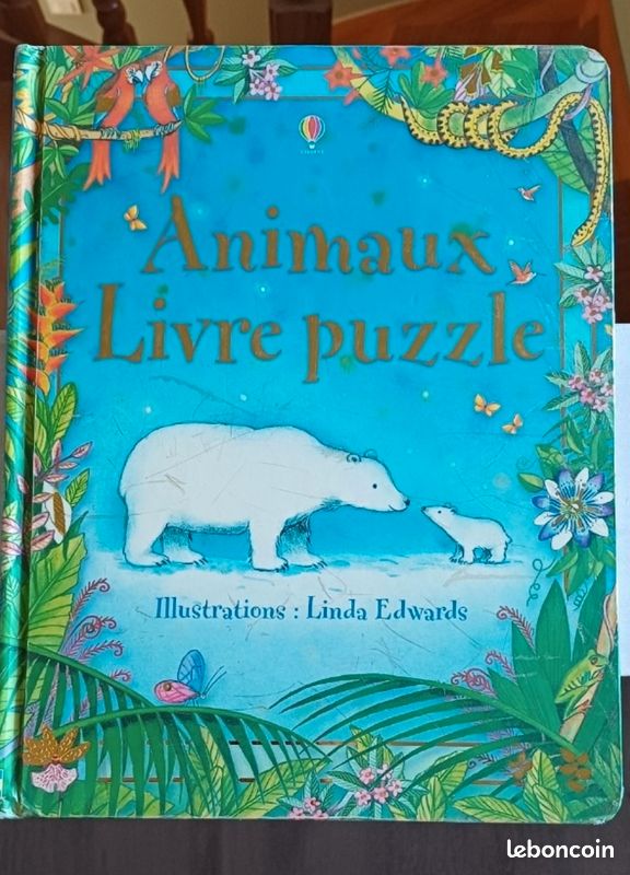 Grand livre animaux puzzle (image 1)