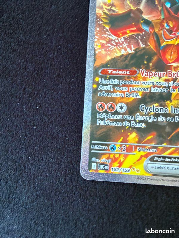 Pokémon Volcanion 182 SAR aventure ensemble (image 4)