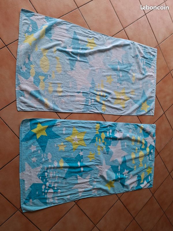 Lot de 2 serviettes de plage (image 1)