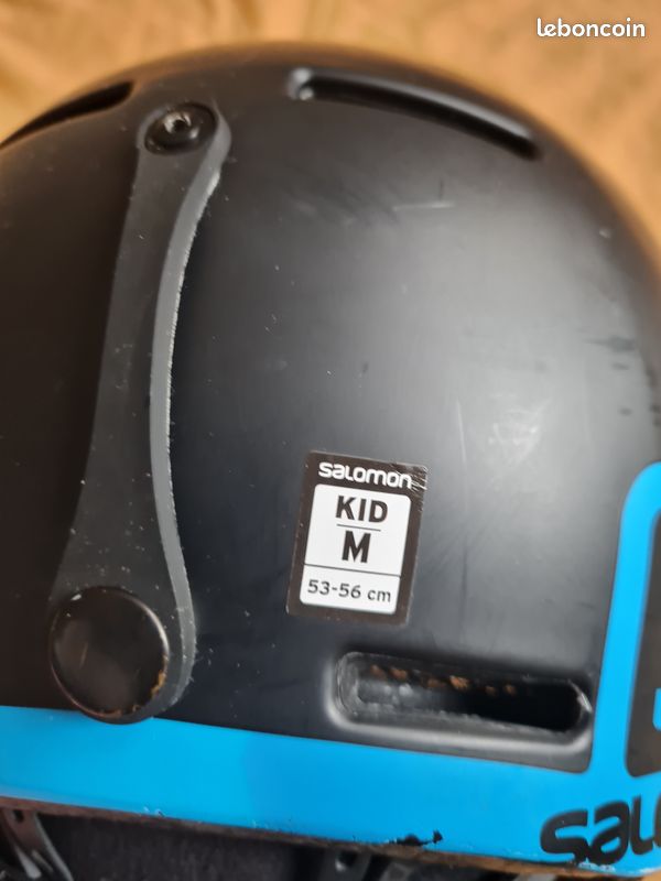 LOT : Casque de ski Salomon enfant 53 cm/56 cm (Taille M) + Masque de ski Wedzee beau temps (image 5)