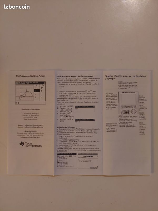 Calculatrice TI-82 Advanced Édition Python (image 3)