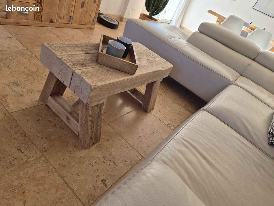 HOME DECO FACTORY - HD7458 Table Basse Bali en Bois avec Tiroir et