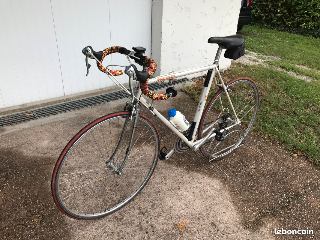 Vélo De Course Peugeot Compétition – Cadre Acier Bleu 52cm (taille S), Roues 28'' – Très Bon état