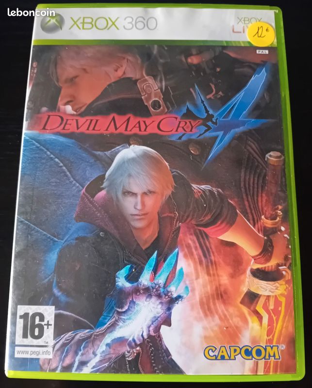 Jeu Devil May Cry 4 Pour Xbox 360 - Version PAL Complète - En Bon état (2008)