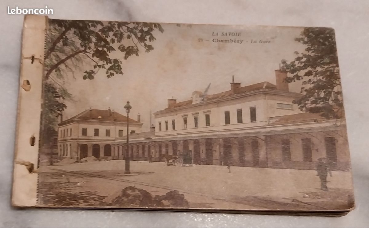 Livret de cartes postales anciennes de la ville de Chambery - Collection