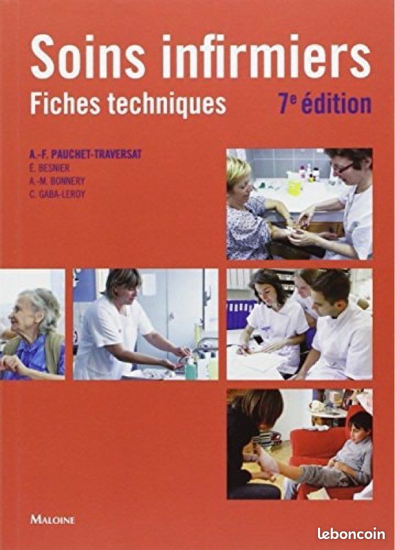 Livre « Soins Infirmiers Fiches Techniques 7eme édition » (image 1)