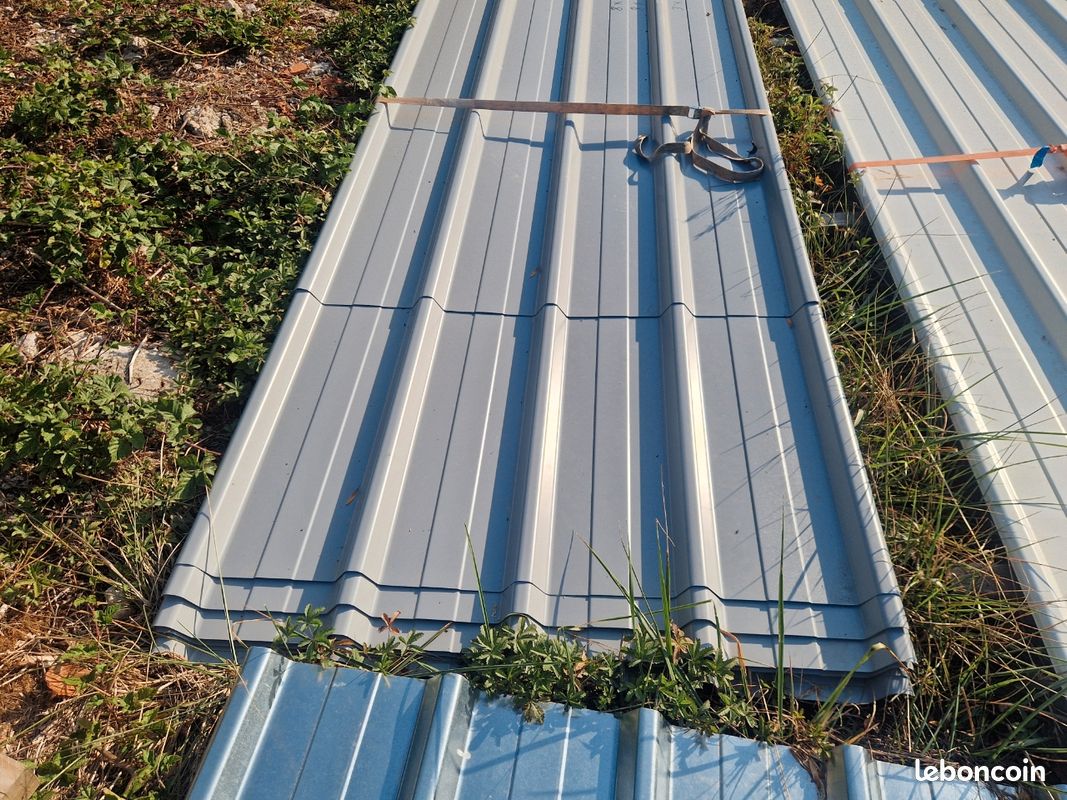 50 m2 toles gris souris bac acier neuve détails dans l'annonce (image 3)