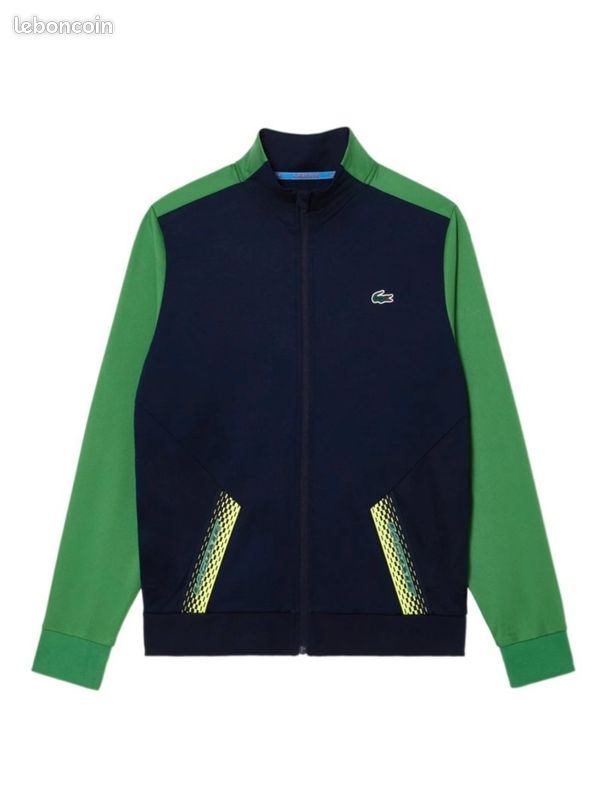 Ensemble Survêtement Lacoste Marine et Vert T. L/XL - Neuf (image 4)
