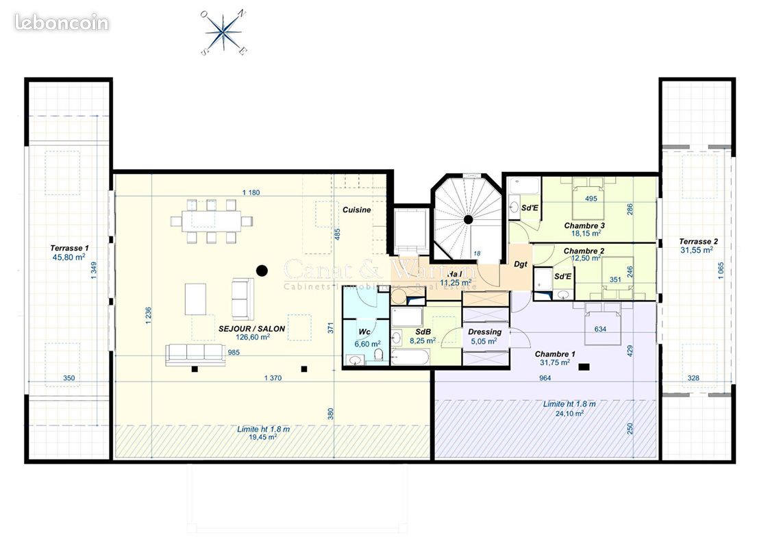 Appartement 4 pièces 220 m² · à Saint-Raphaël · 220 m² · 1 260 000 €