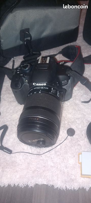 Appareil photo reflex 650d eos canon+ accessoires (image 1)