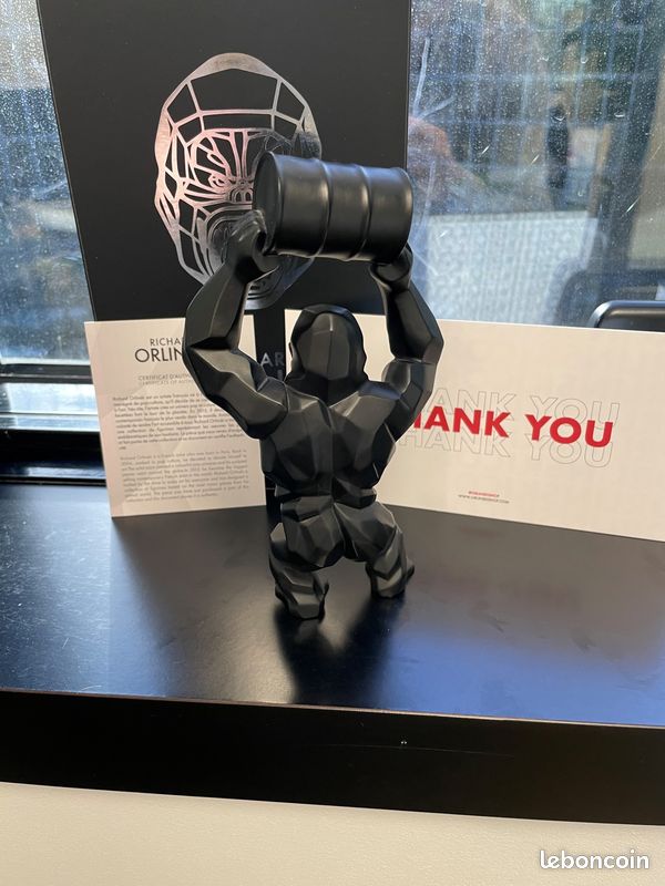Figurine Kong Spirit Noir Orlinski – Édition Limitée 2023 Neuve (boîte Ouverte)