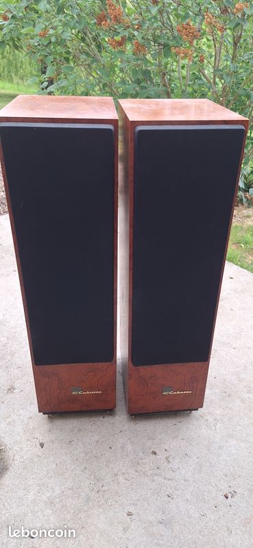 Enceintes colonne hifi salon Cabasse (image 1)