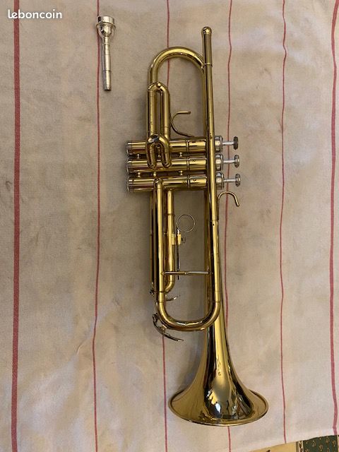 PTrumpet PTRUMPET1B Trompette En Plastique Bleu