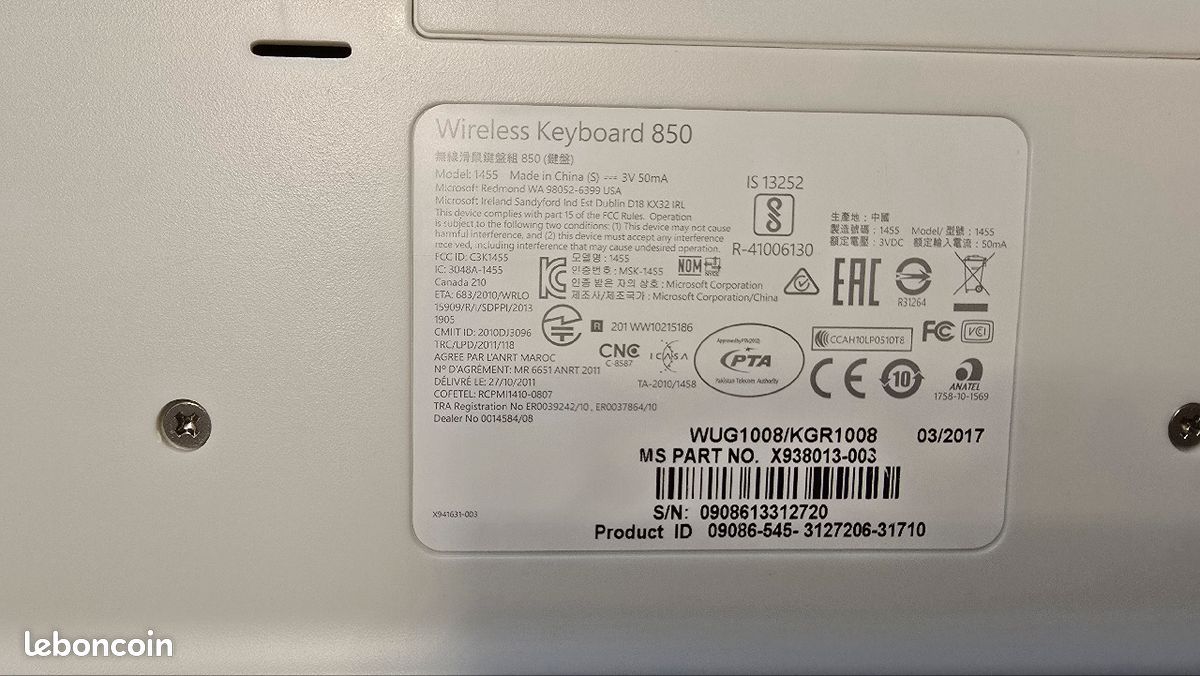 Clavier sans fil Microsoft (image 3)