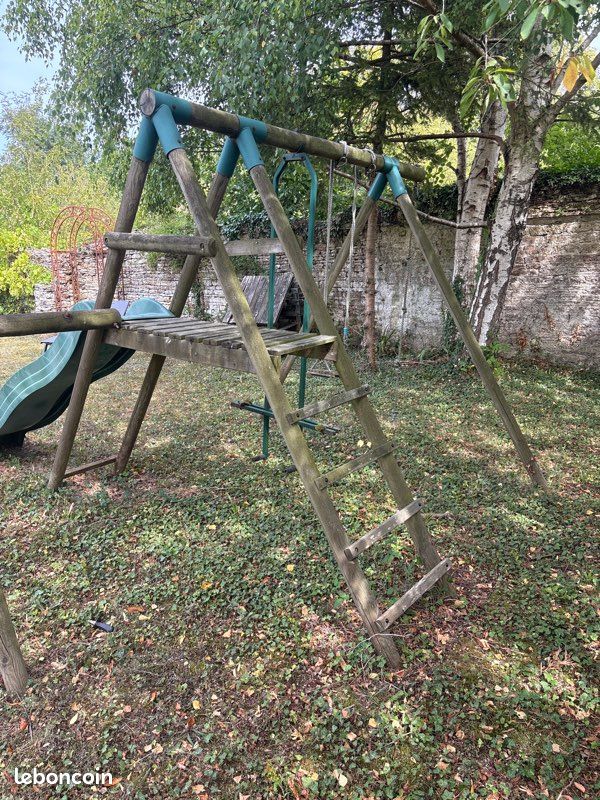Portique balançoire et toboggan (image 3)