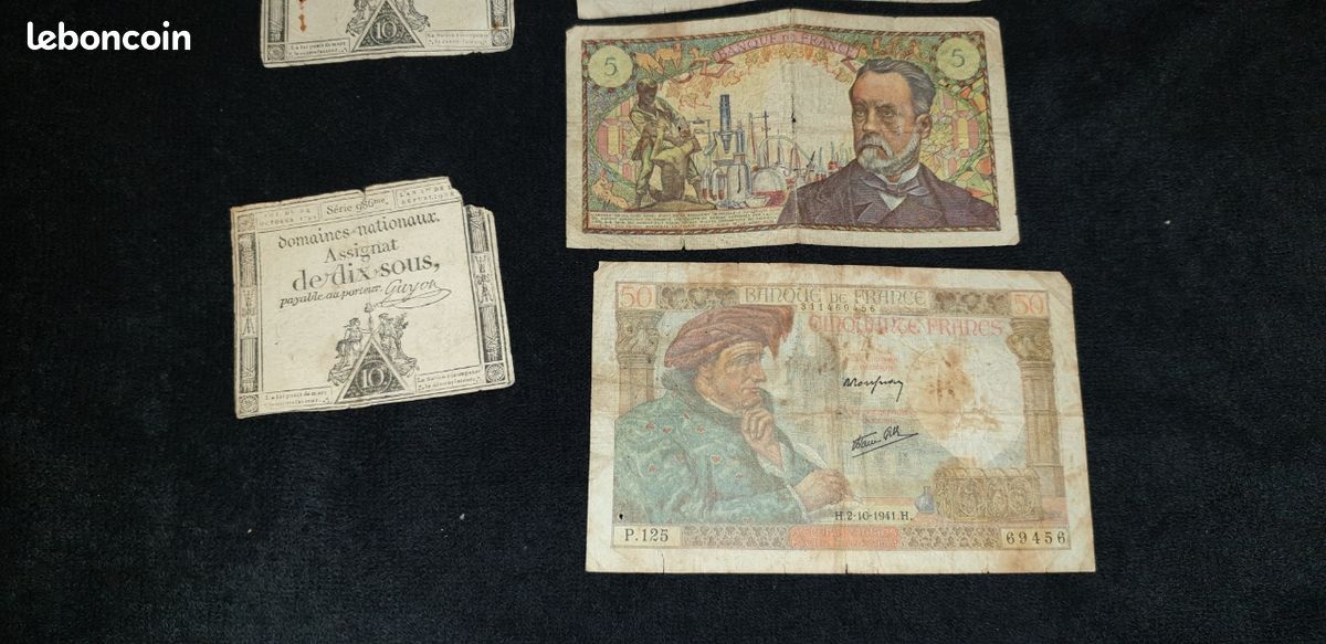 Lot billets et assignants françaises (image 5)
