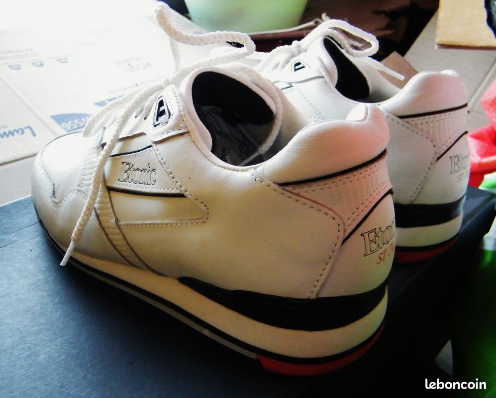 Baskets de course homme vintage années 80 Etonic 7,5 Trans Am KMS Baskets de course homme vintage années 80 Etonic 7,5 Trans Am KMS