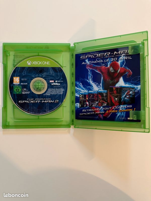 Jeu Xbox Spider-Man 2 - Version PAL FR Complète (boîtier, Notice) - Bon état