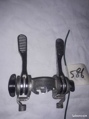 NOS HURET levier vitesses vélo ancien vintage avec collier et cable 28
