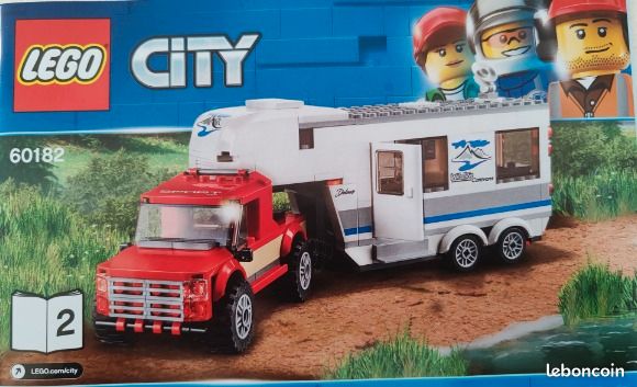 Lego Set 60182 Instructions Lego 60182 City Pickup Caravan