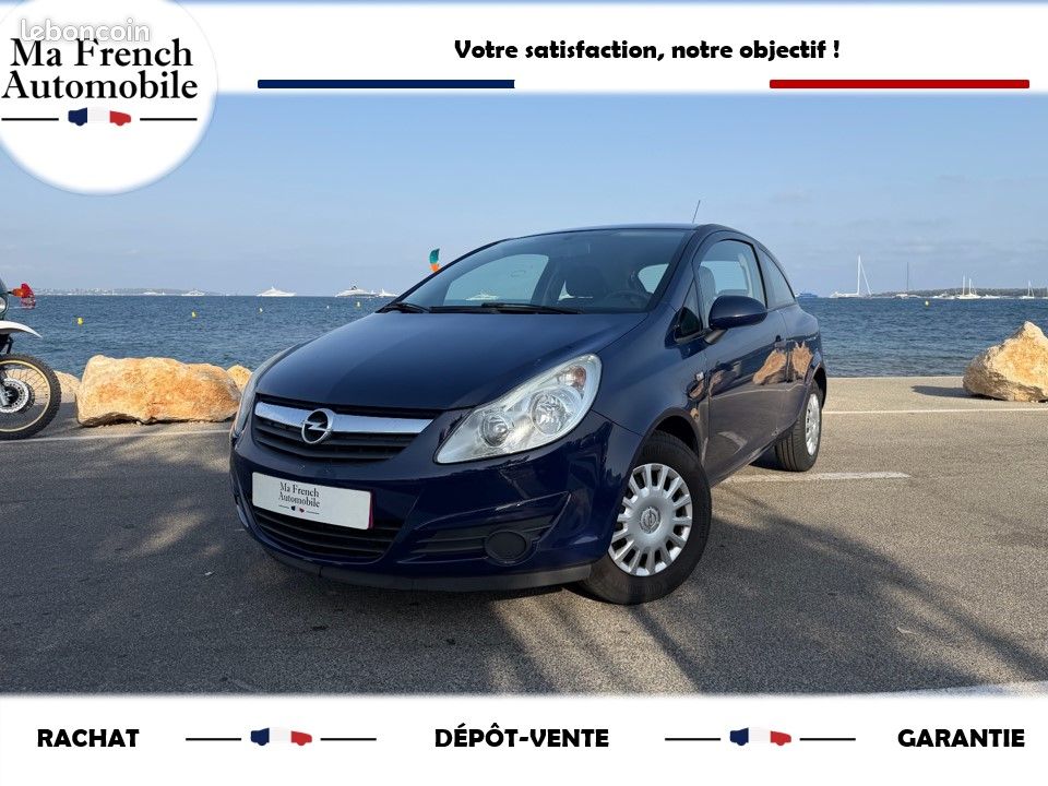 OPEL CORSA D 60ch - 1 ER MAIN - ENTRETIEN A JOUR - 3 CLÉS - GARANTIE - IDÉAL JEUNE CONDUCTEUR - RADIO - KIT ANTI-CREVAISON - PRISE 12V - ISOFIX - RÉGLAGE VOLANT - TAPIS CAOUTCHOUC - PROTEGE COFFRE (image 1)