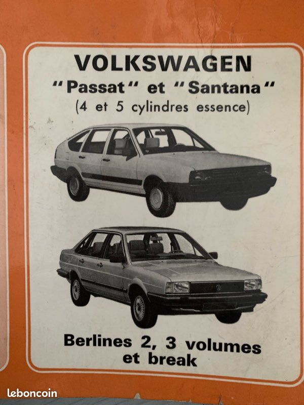 Revue technique de Volkswagen PASSAT et SANTANA (image 2)