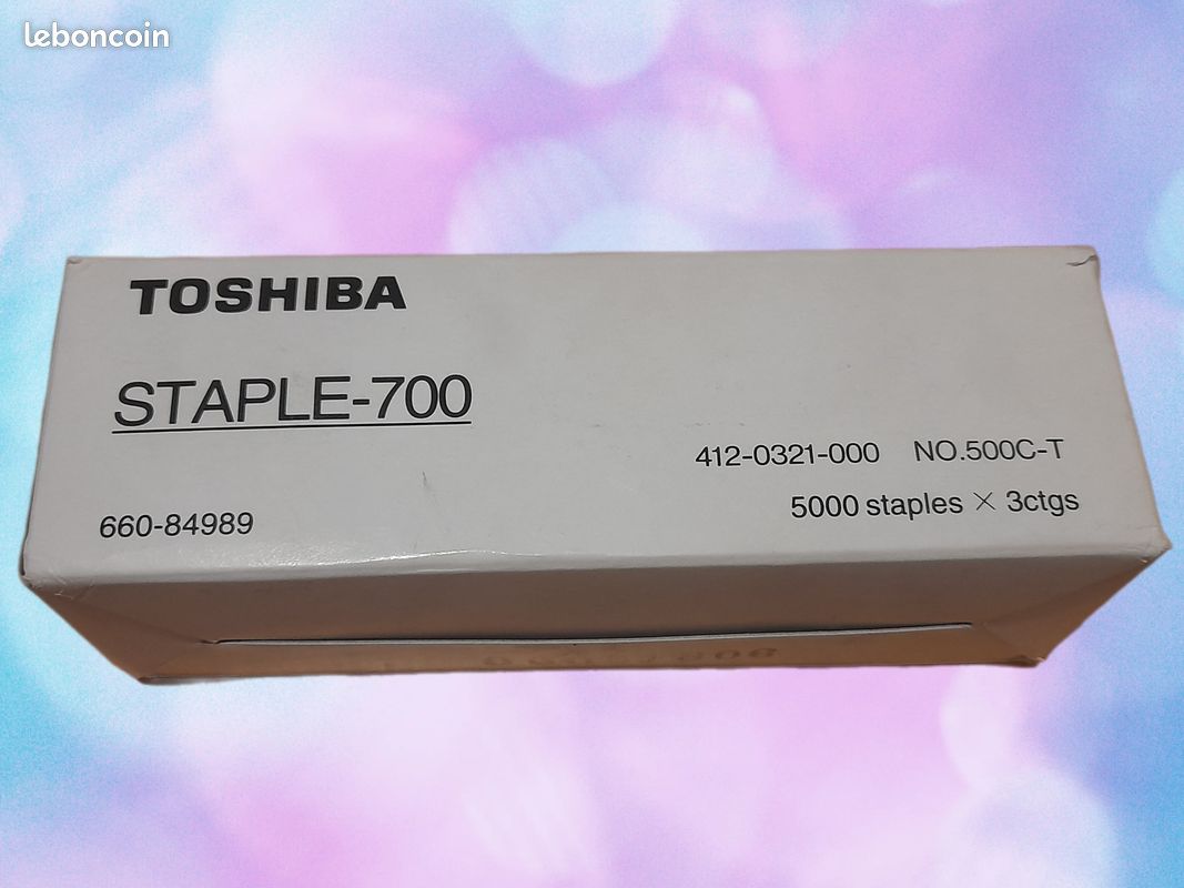 Lot d'agrafes copieurs Toshiba "Staple-700" - 3 x 5000 agrafes (image 4)