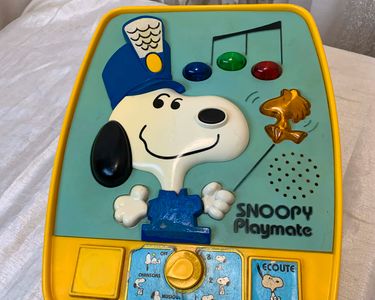 Jouet Musical Snoopy Playmate Hasbro 1985 - Années 80, Très Rare - État De Jeu