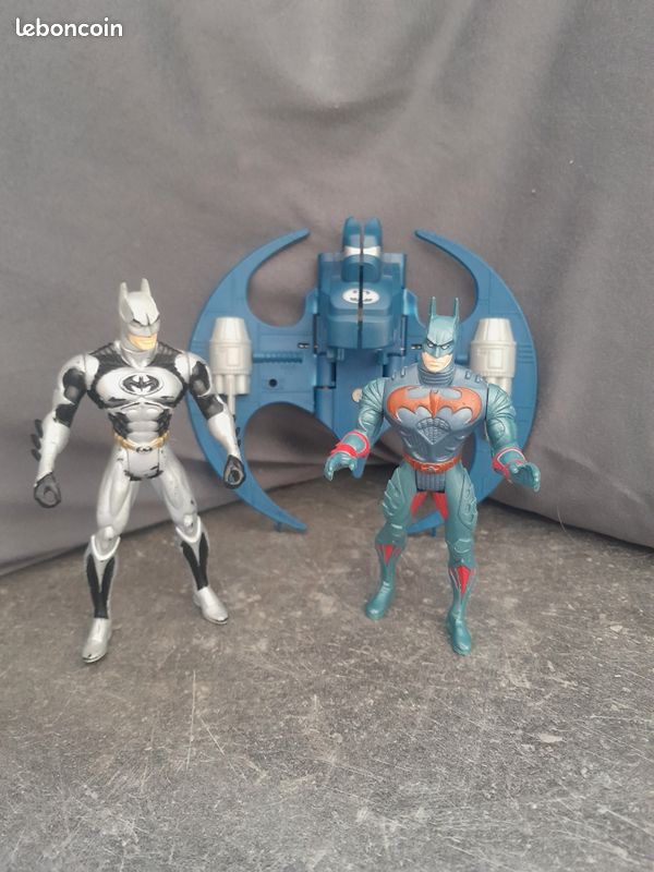 Lot figurines batman kenner année 90 1996 1997 1994 bon état batman et Robin jouet vintage (image 1)