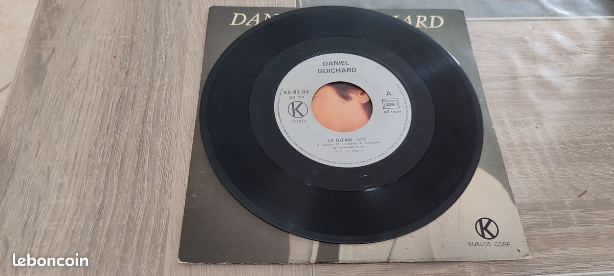 45 tours Daniel Guichard "Le gitan" (image 4)