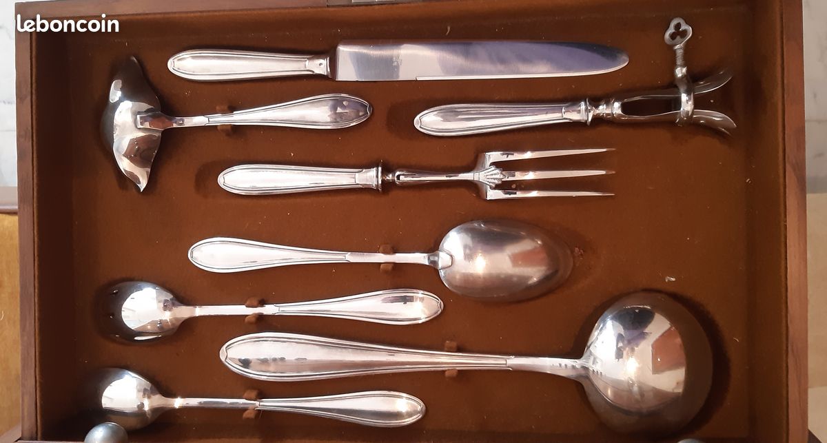 Christofle modèle albatros service à mignardises coffret d'origine très