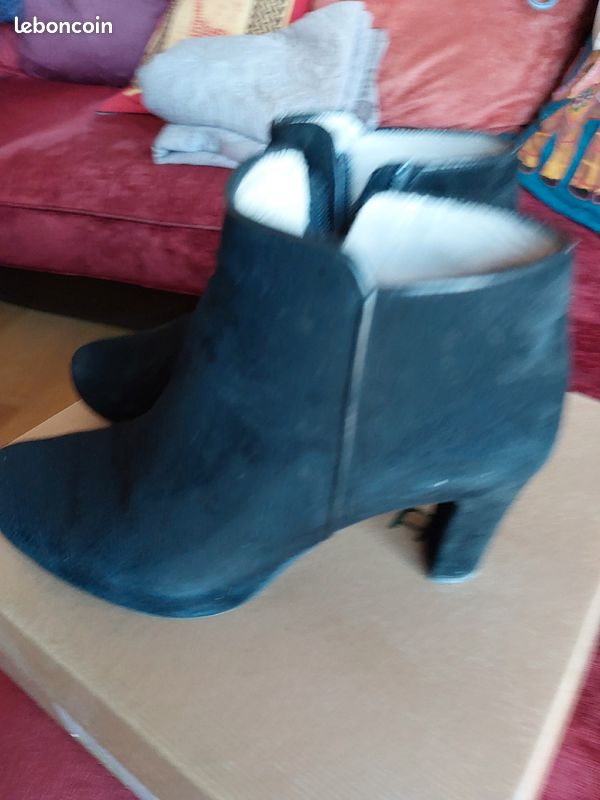 Bottines velours (image 3)