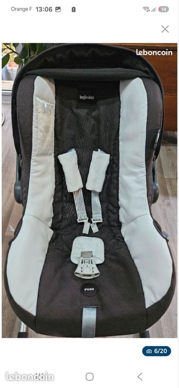 Ensemble poussette, landeau et cosy Inglesina (image 18)