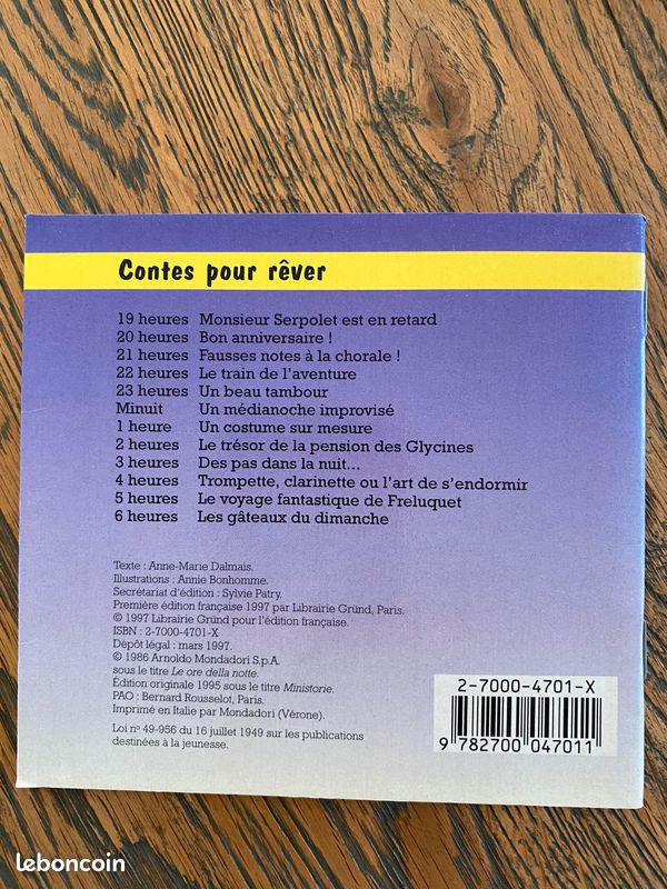 Petits Livres pr enfant "Contes pour rêver" x12 (image 2)